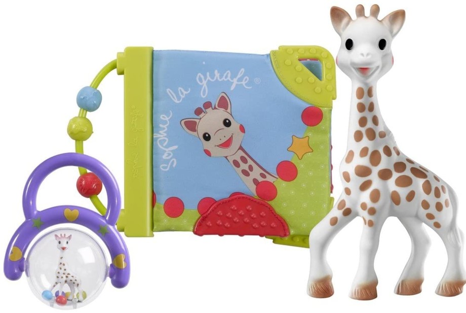 Toys Sophie la Girafe Comforters & Teething Toys | Sophie La Girafe Birth Gift Set (Awakening Book)