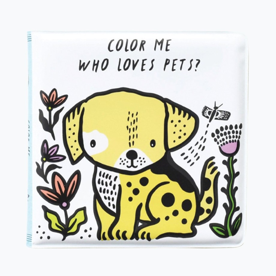 Toys Wee Gallery Books & Flash Cards | Wee Gallery Bath Book Colour Me - Pets