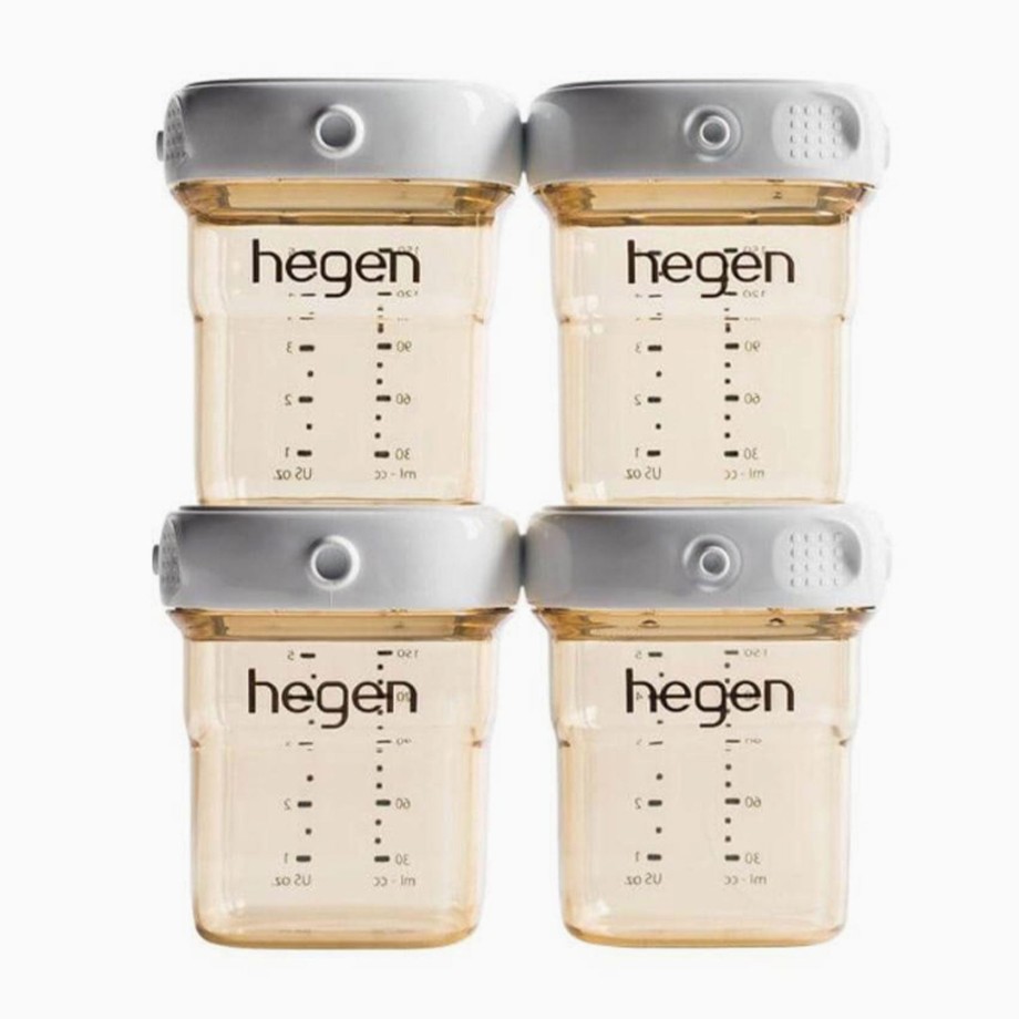 Mealtime Hegen Baby Food Makers & Storages | Hegen Pcto 150Ml Breast Milk Storage Ppsu (4 Pack)