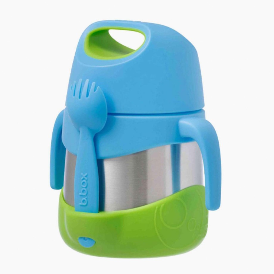 Mealtime B.box Lunch Boxes | B.Box Insulated Kids Food Jar - Ocean Breeze