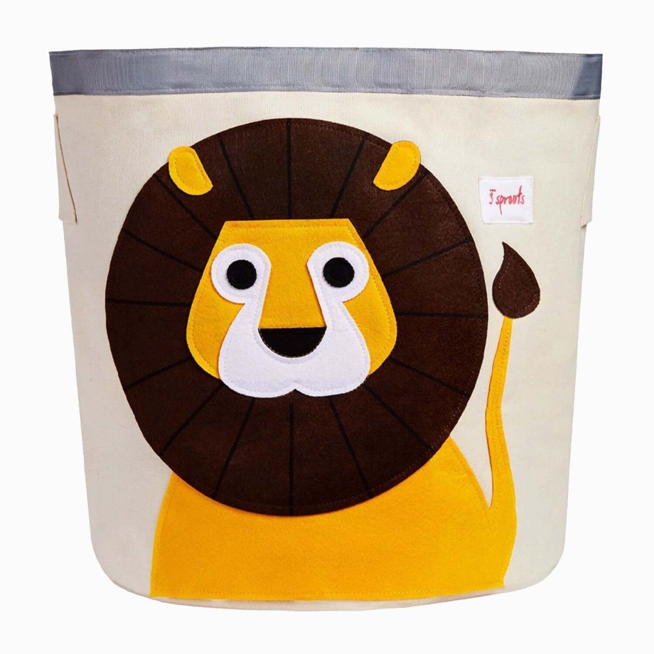 Nursery 3 Sprouts Storage | 3 Sprouts Storage Bin - Lion