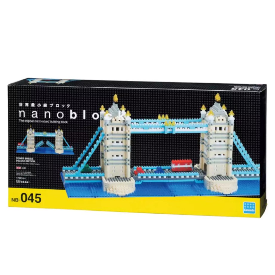 Toys Nanoblock Building Blocks | Nanoblock London Tower Bridge Deluxe Edition