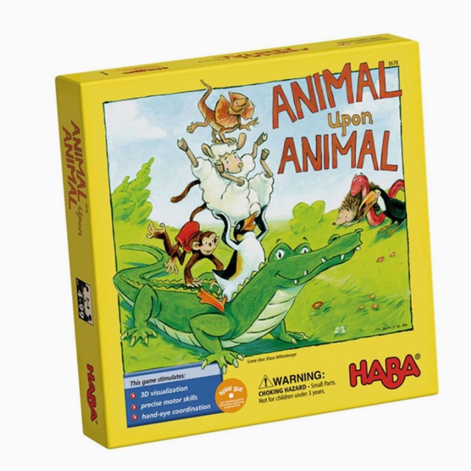 Playtime HABA Games & Puzzles | Haba Animal Upon Animal Stacking Game - 29 Pieces