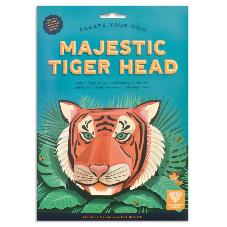 Playtime Clockwork Soldier Games & Puzzles | Clockwork Soldier Create Your Own Majestic Tiger Head