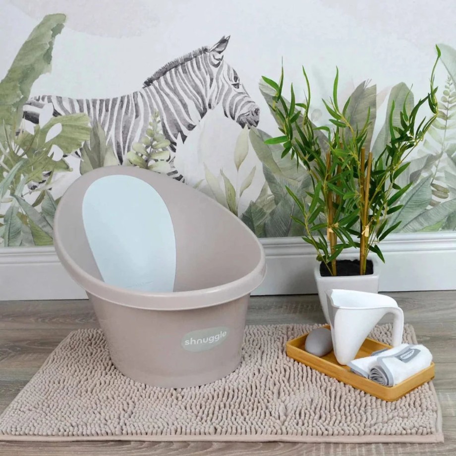 Bathtime Shnuggle Step Stools & Bath Seats | Shnuggle Baby Bath - Taupe