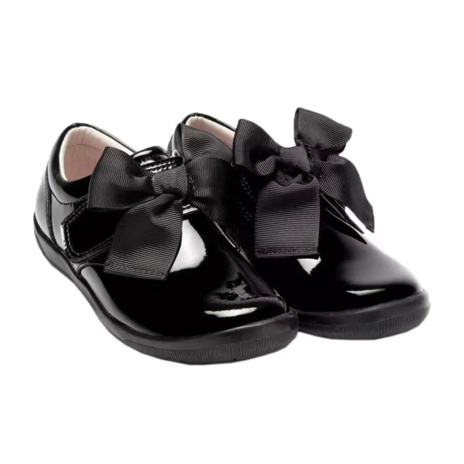 Clothing & Shoes Lelli Kelly Shoes & Trainers | Lelli Kelly Elizabeth Black Patent School Shoes