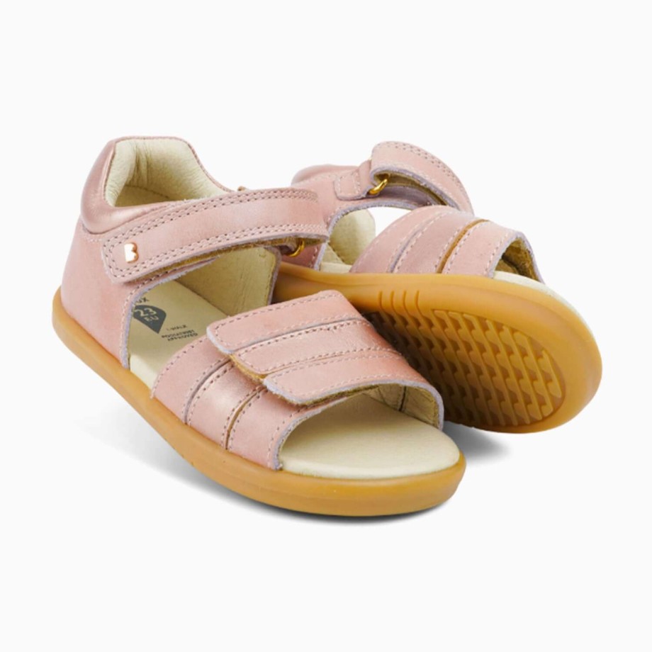 Clothing & Shoes Bobux Sandals | Bobux I-Walk Hampton Sandal - Dusk Pearl + Rose Gold