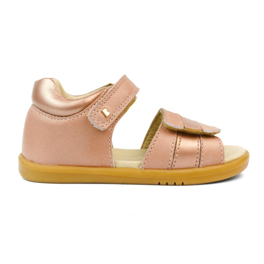 Clothing & Shoes Bobux Sandals | Bobux I-Walk Hampton Sandal - Dusk Pearl + Rose Gold