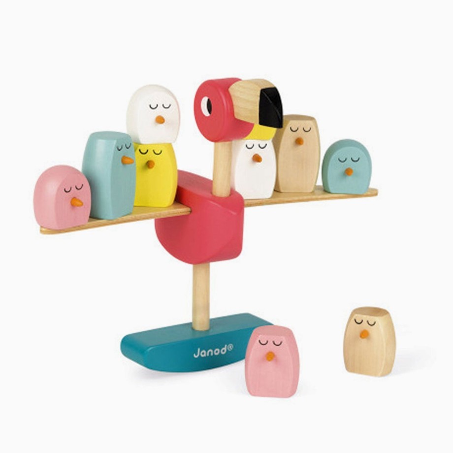 Playtime Janod Games & Puzzles | Janod Zigolos Balancing Game - Flamingo