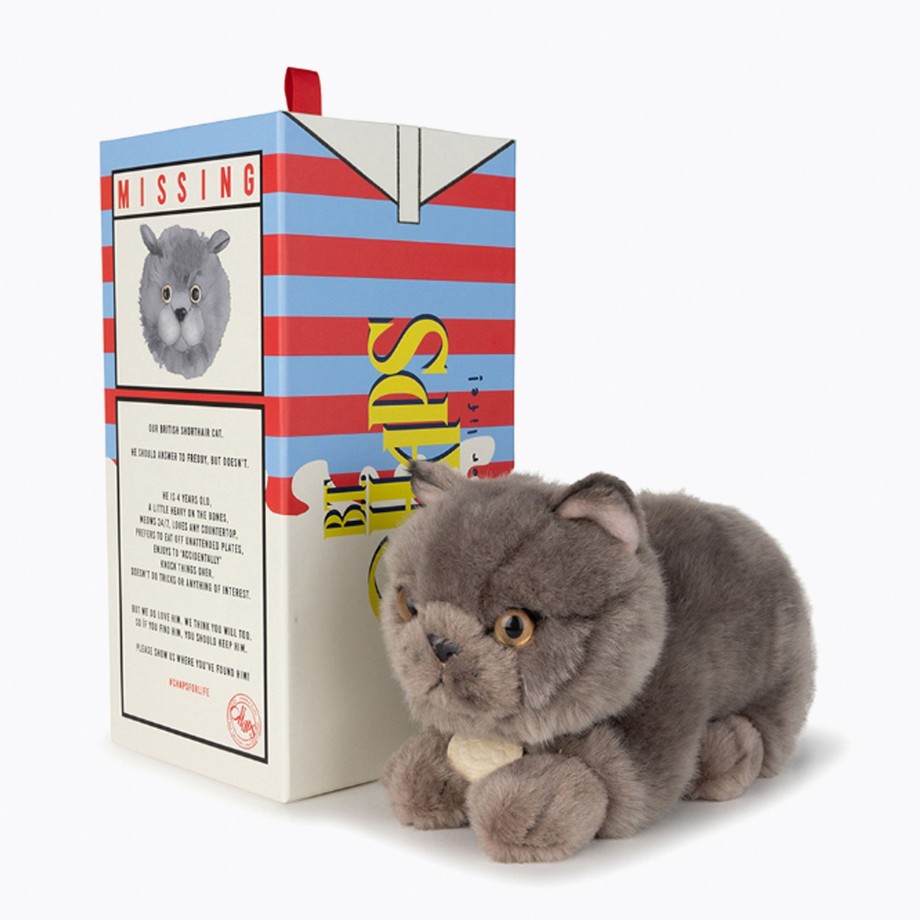 Toys BT Chaps Soft Toys | Bt Chaps Freddy The British Shorthair In Giftbox