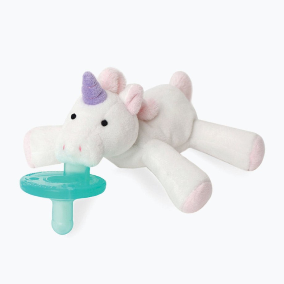 Nursery WubbaNub Mobiles & Soothers | Wubbanub Dummy Comforter With Toy - Blush Pink Unicorn