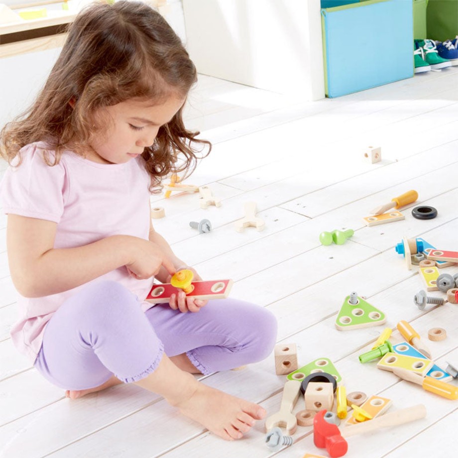 Playtime Hape Role Play | Hape Master Workbench - 35 Pieces