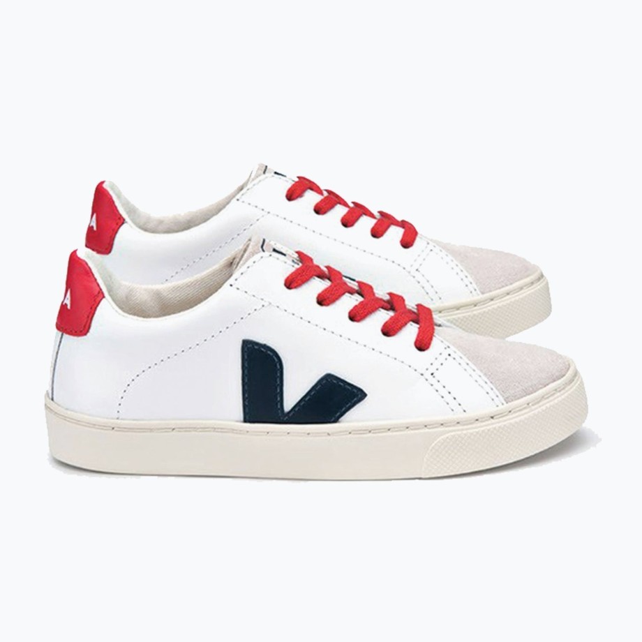 Clothing & Shoes Veja Shoes & Trainers | Veja Esplar Leather Lace Trainer - Red