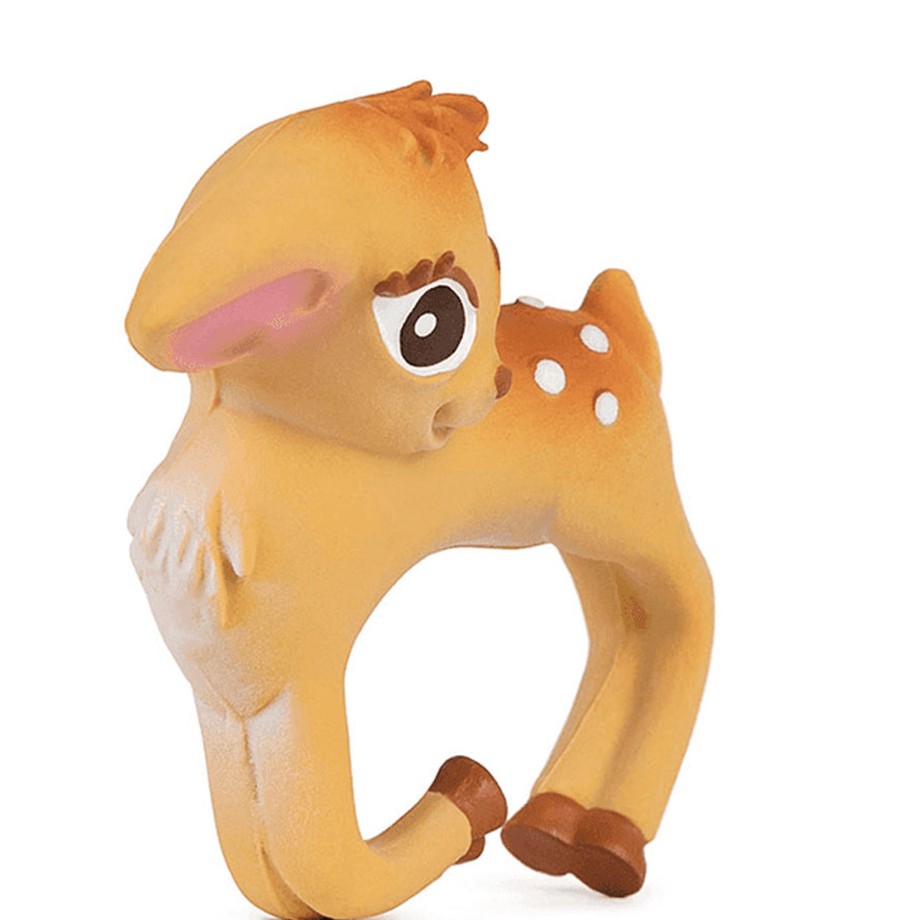 Toys Oli & Carol Bath Toys | Oli & Carol Chewable Teething Bracelet - Olive The Deer