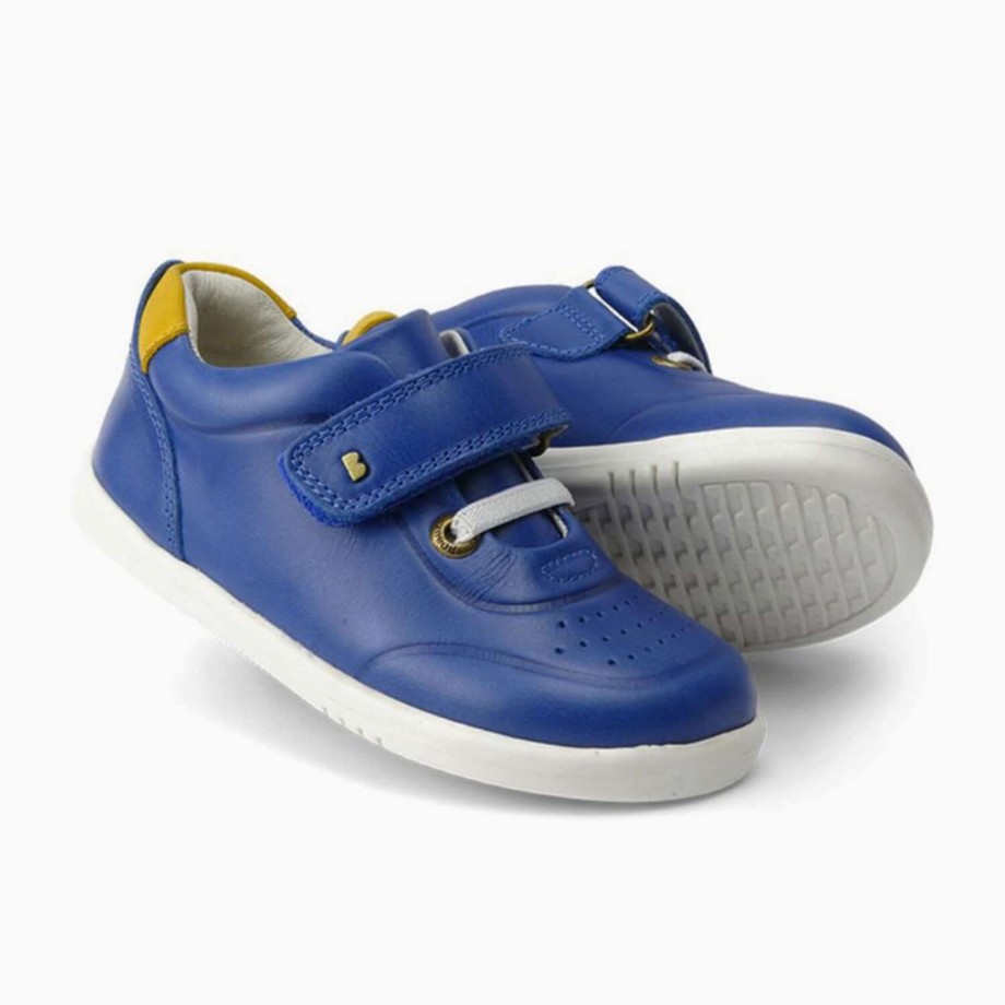 Clothing & Shoes Bobux Shoes & Trainers | Bobux I-Walk Ryder - Blueberry & Chartreuse