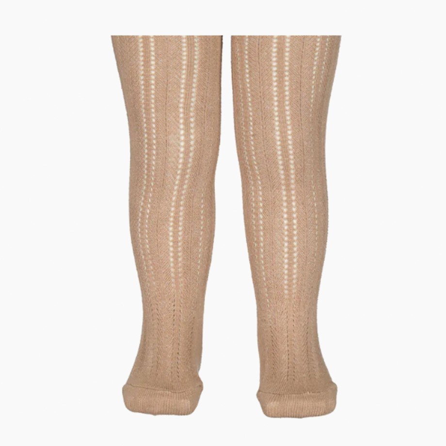 Clothing & Shoes MarMar Copenhagen Socks & Tights | Marmar Copenhagen Girls Tights Pointelle Alpaca Melange