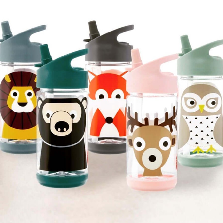 Mealtime 3 Sprouts Water Bottles | 3 Sprouts Kids Water Bottle - Deer