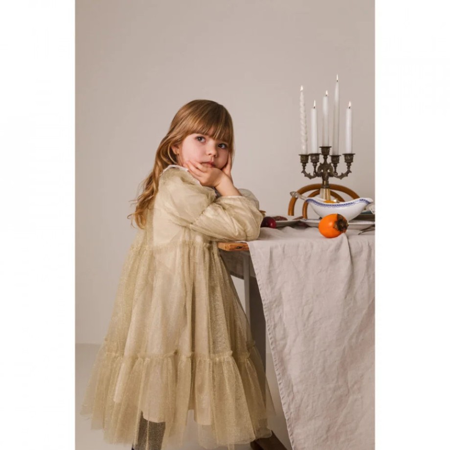 Clothing & Shoes MarMar Copenhagen Partywear & Dress Up | Marmar Copenhagen Drew Ballerina Dress - Gold