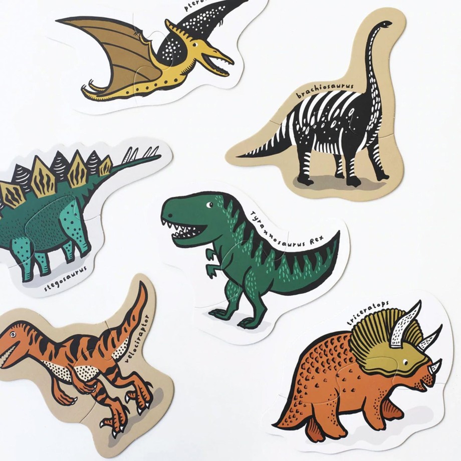 Playtime Wee Gallery Games & Puzzles | Wee Gallery Beginner Puzzles - Dino