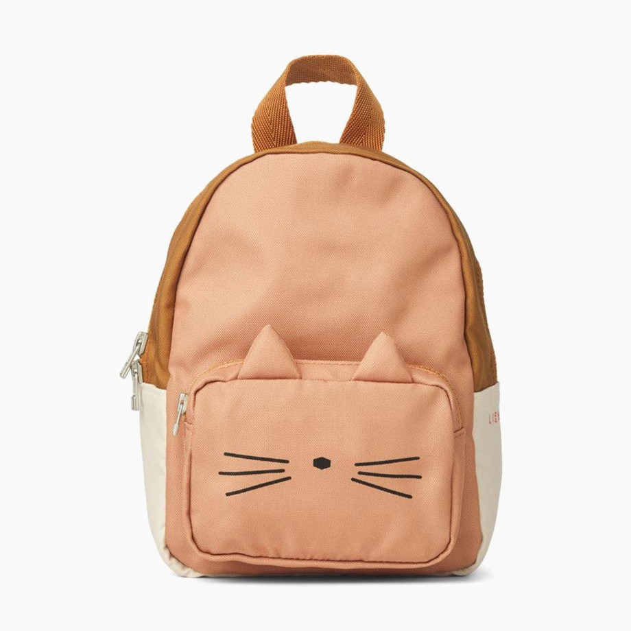 Clothing & Shoes Liewood Kids Bags | Liewood Saxo Backpack Mini - Cat/Tuscany Rose