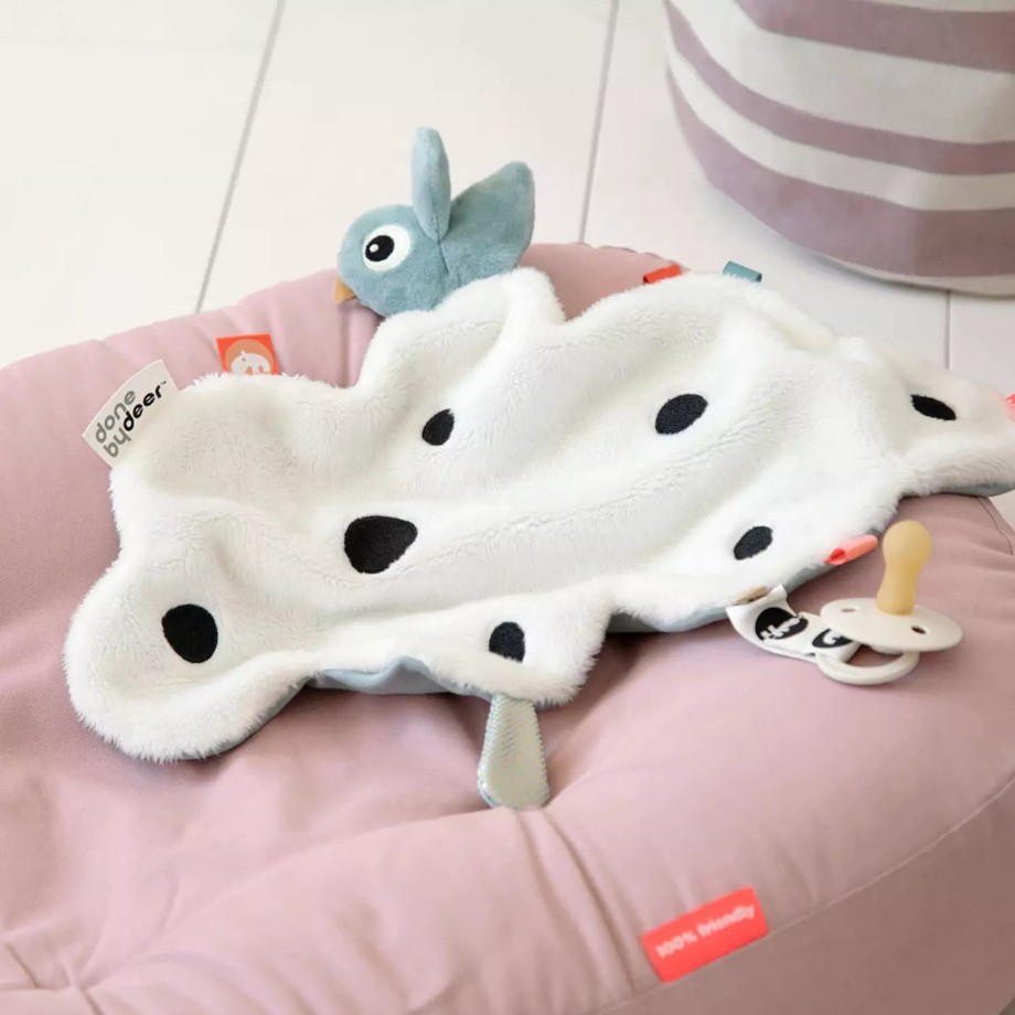 Toys Done By Deer Comforters & Teething Toys | Done By Deer Comfort Blanket Happy Clouds - Blue