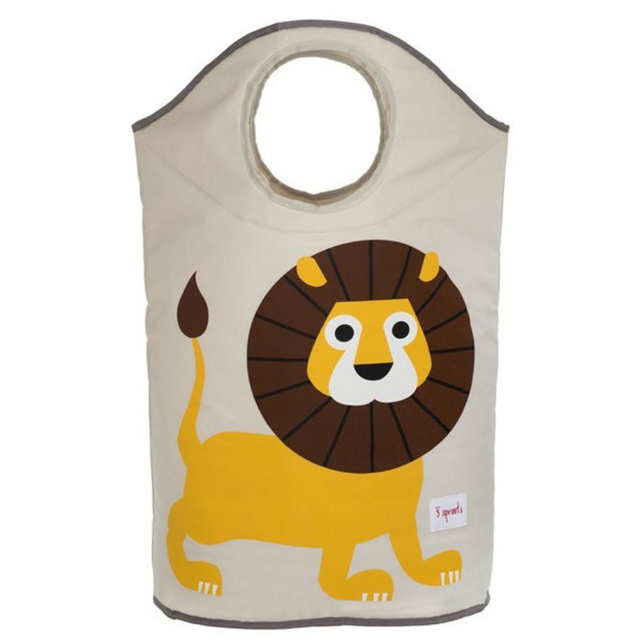 Nursery 3 Sprouts Storage | 3 Sprouts Kids Laundry Hamper - Lion