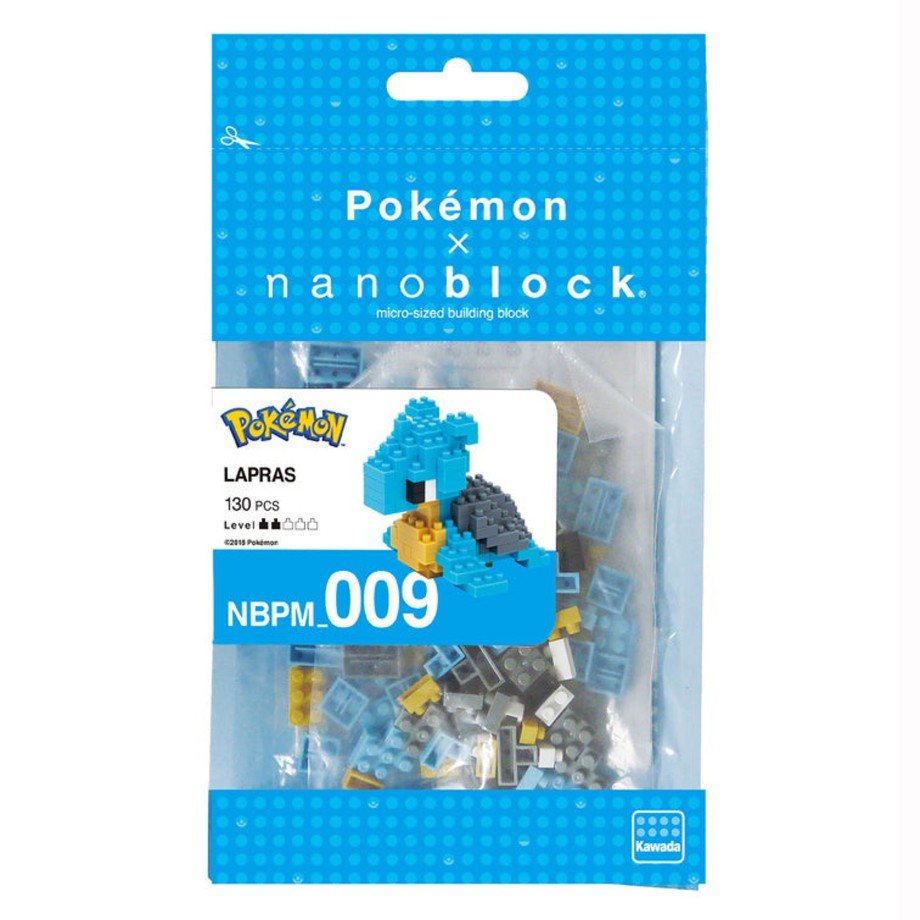 Toys Nanoblock Building Blocks | Nanoblock Lapras Pokemon