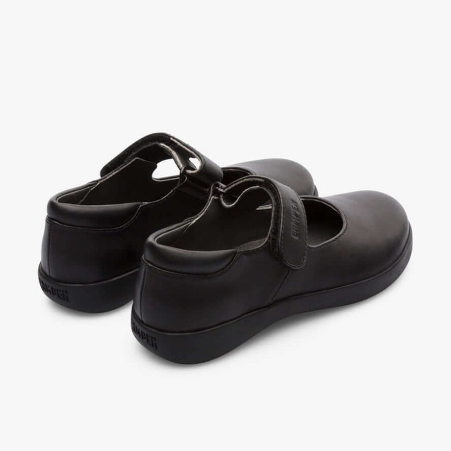 Clothing & Shoes Camper Shoes & Trainers | Camper Kids Girl'S School Shoes - Black