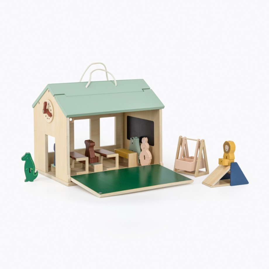 Playtime Trixie Role Play | Trixie Wooden School With Accessories